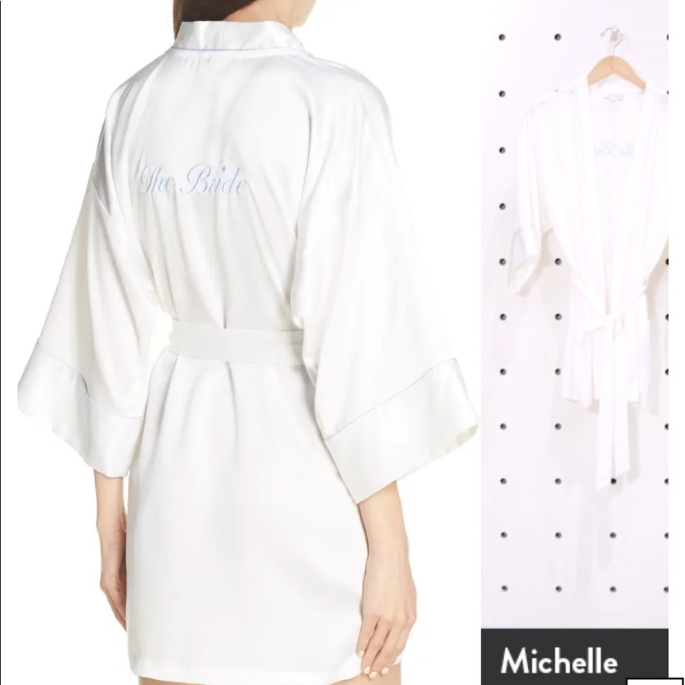 In bloom by jonquil satin The Bride robe and chemise